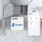 Anwendungsbeispiel des HTemp-1-Wire Outdoor Temperatur- und Luftfeuchtigkeitssensor von HW group